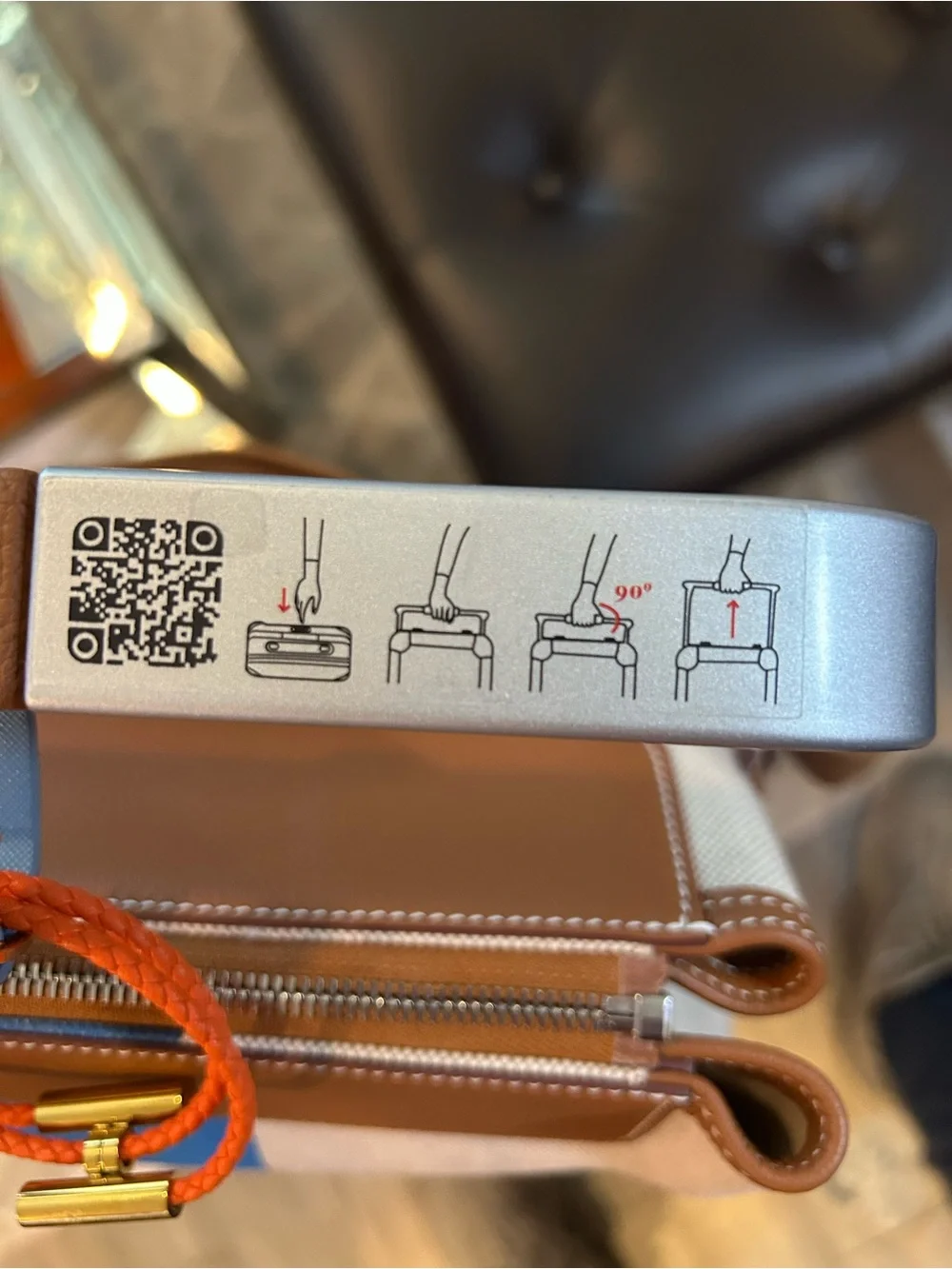 Hermès Luggage set, with trolley, 12hr bag, & charm.